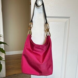 JPK Pink Shoulder Bag with Gold Hardware